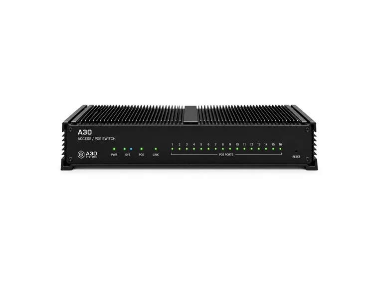 A3O Zugriffs- / PoE-Switch — Front